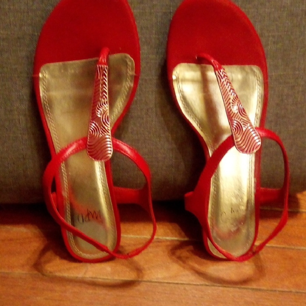 Red Sandals